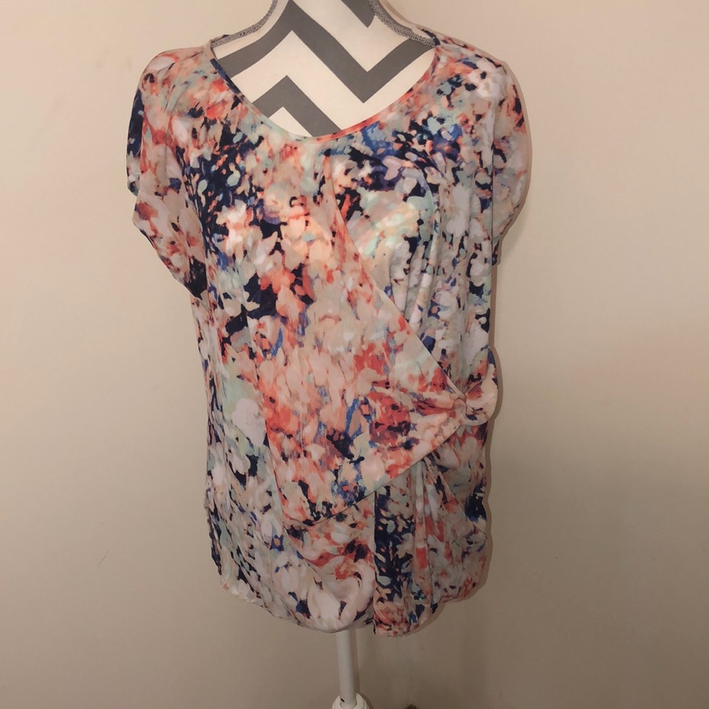 a.n.a. s/s bright blouse